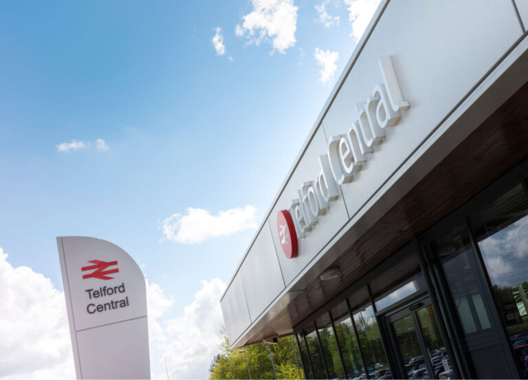 Telford Central railway station. Photo: Telford & Wrekin Council