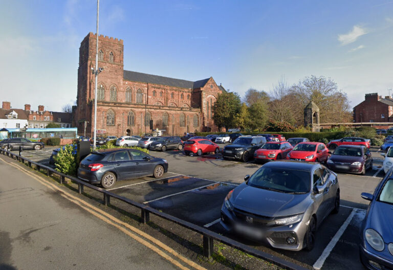 Abbey Foregate car park in Shrewsbury. Image: Google Street View