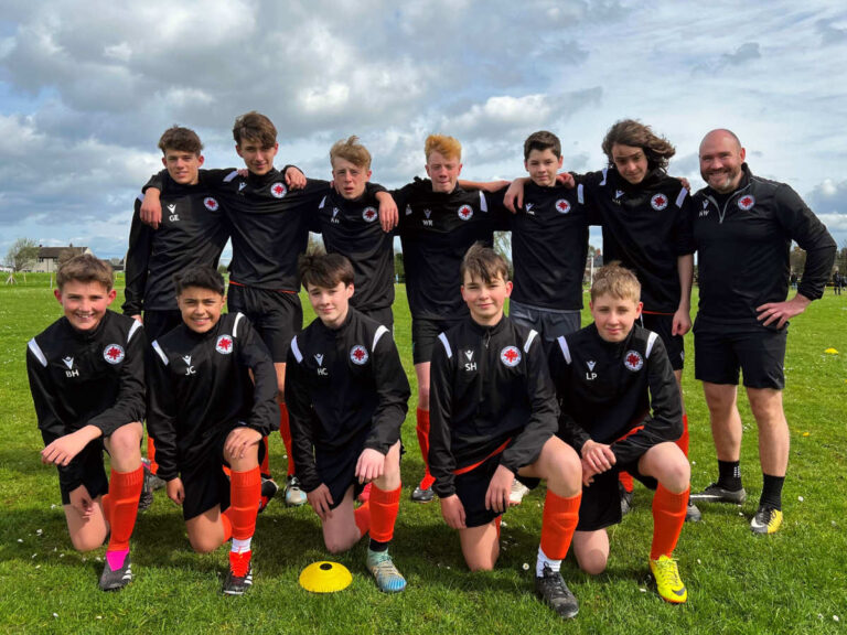 GWR Fasteners has sponsored kit for the Llanymynech Junior Giants Under 14’s football team.