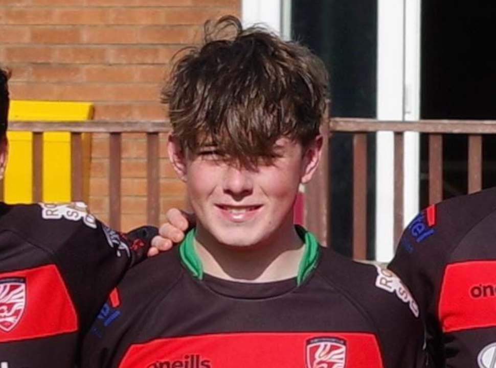 Hugh Sharpe. Photo: Oswestry Rugby Club