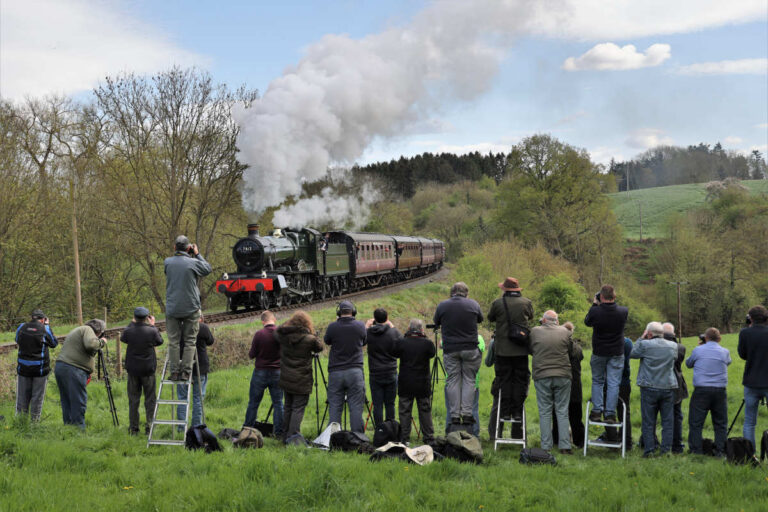 No 7812 'Erlestoke Manor' at the recent Spring Steam Gala proved popular with passengers and photographers. Photo: Keith Wilkinson