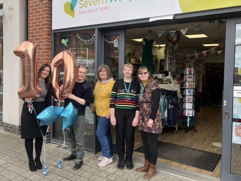 The lawley Severn Hospice shop team