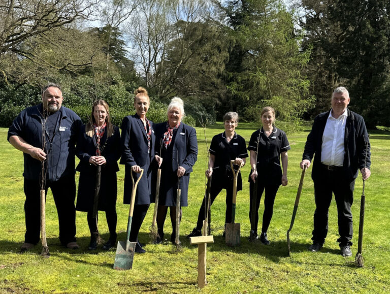 The tree planting campaign celebrates those who work at Lilleshall House & Gardens