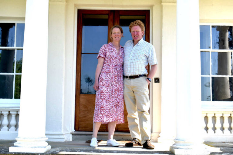 Arabella and Hugo Salwey will be hosting guests at Salwey Lodge