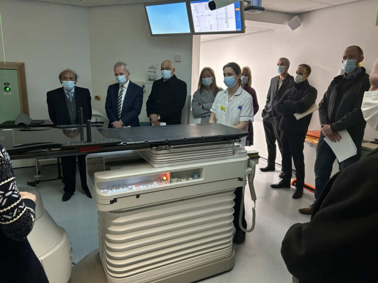 Directors of Telford Plaza Ltd met with clinical staff to hear more about how SGRT works