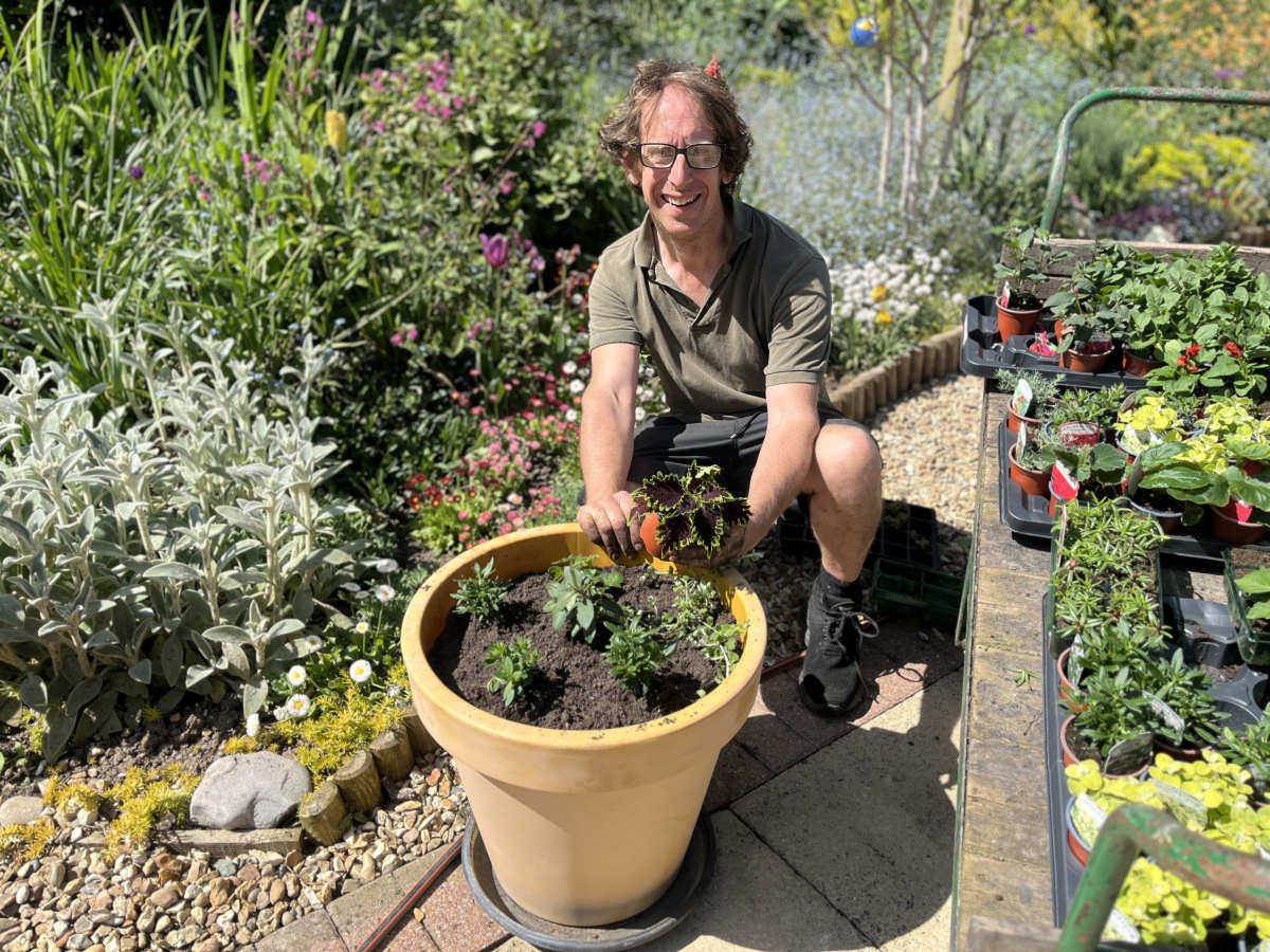 Joel Richards, Hospice Head Gardener