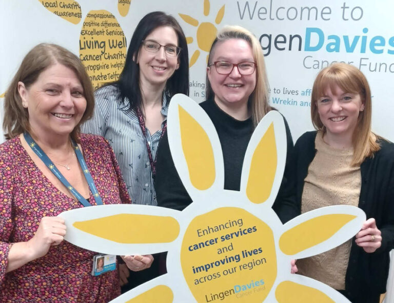 Lingen Davies gives boost to start-up of dedicated breast cancer support group