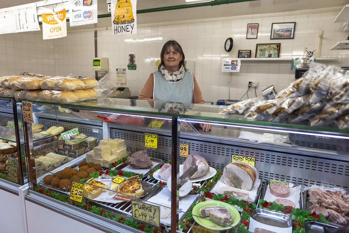 Marie at Marie’s Deli is just one of many stallholders at Wellington Market. Photo: Telford & Wrekin Council.