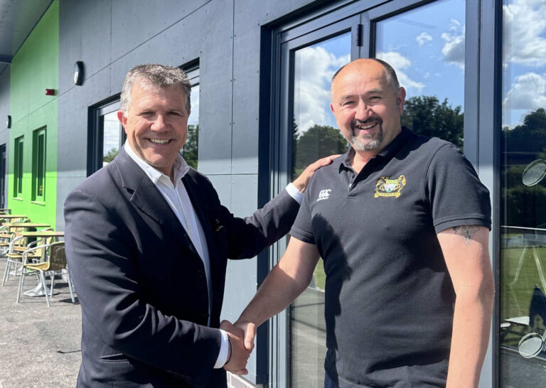 Johnny Themans and Ian George of Bridgnorth Rugby Club