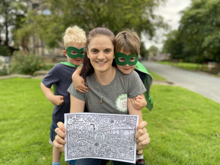 Keli King with sons Cooper and Alfie