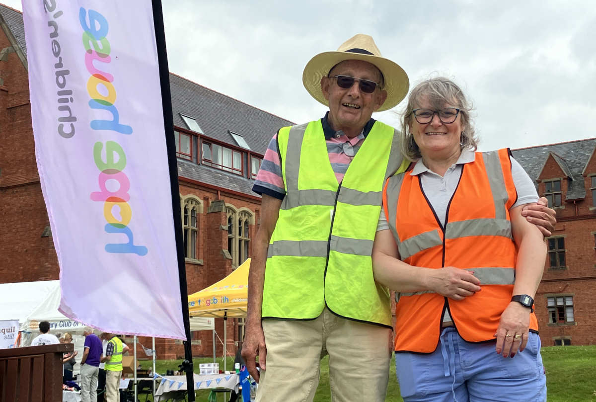 Organisers of the event David and Julie