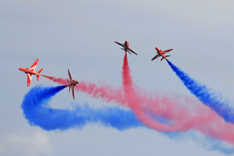 The Red Arrows at RAF Cosford Air Show