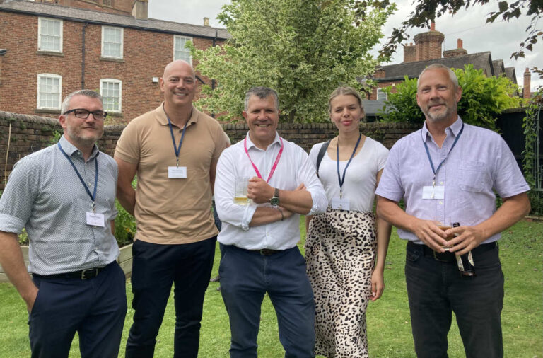 Pictured from left, Wayne Dutton of South Staffordshire District Council, Phil Somers of Oxford Innovation, Johnny Themans of Good2Great, Lucy Adams of South Staffordshire District Counciland Roger Boyle, Good2Great business coach.