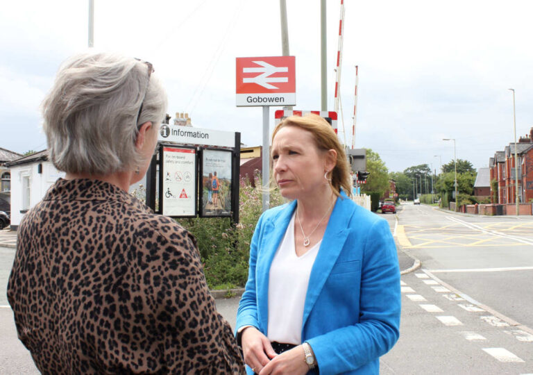 Helen Morgan MP at Gobowen