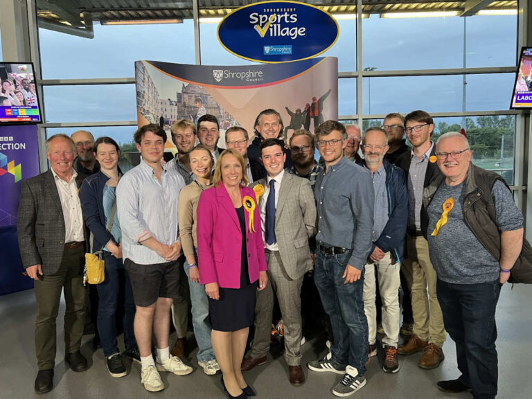 Helen Morgan has been re-elected as MP for North Shropshire