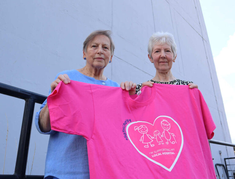 Two intrepid octogenarians take on charity abseil