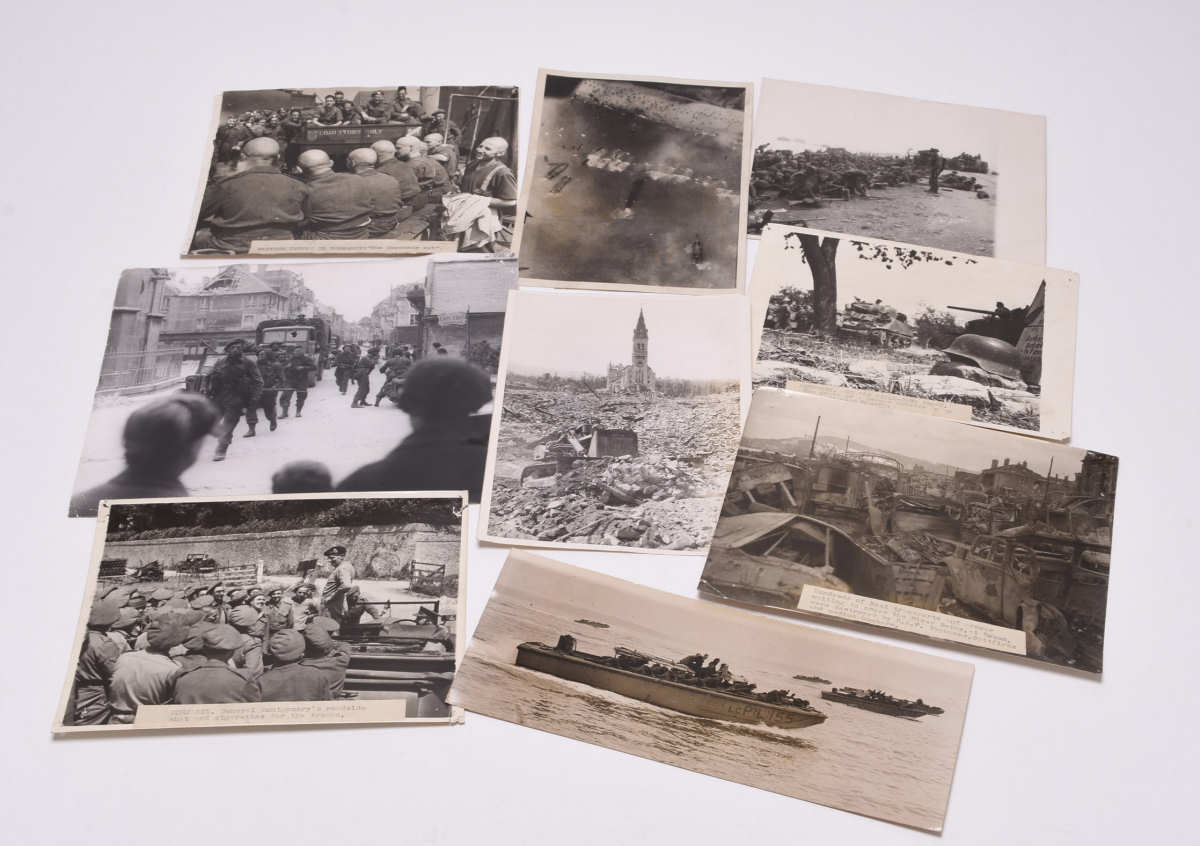 Some of the photographs from the Second World War press archive