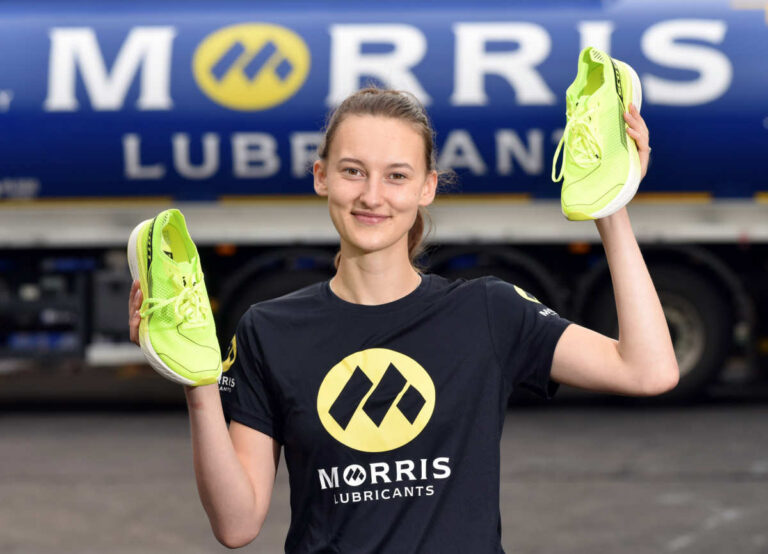 Morris Lubricants’ graduate buyer, Hannah Stocking is taking on the running challenge