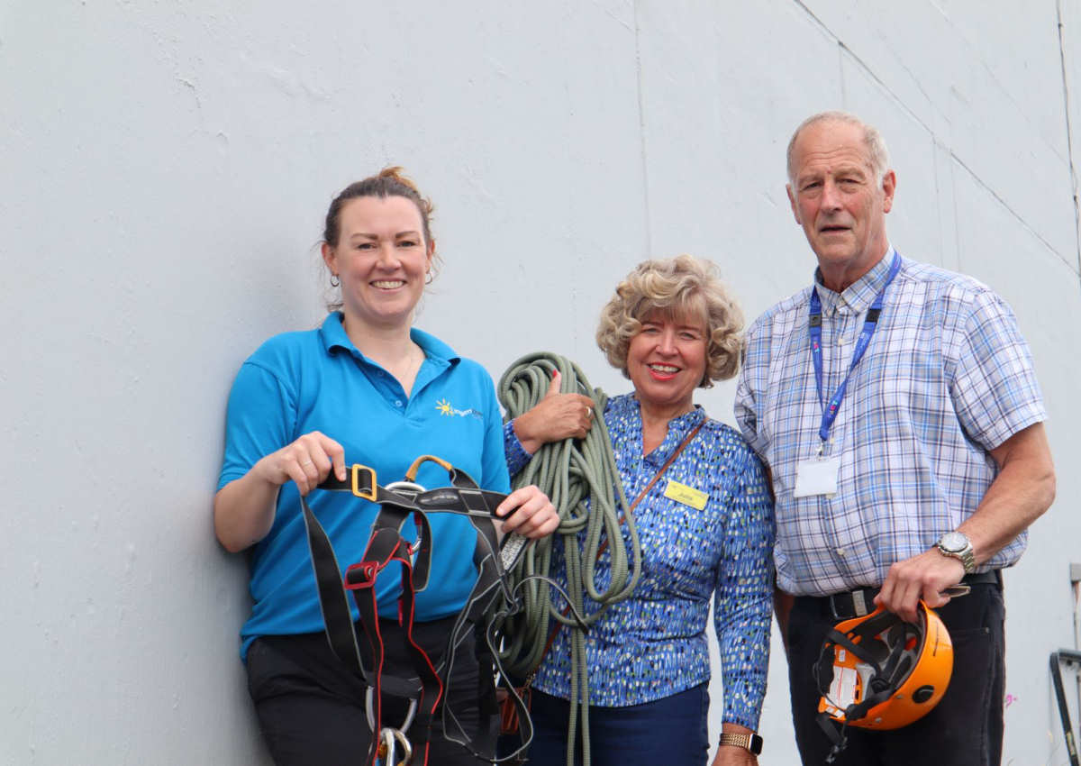 Naomi Atkin, CEO of Lingen Davies, Julia Clarke, Director of Public Participation at SaTH, and Richard Steventon, Executive Chairman from the League of Friends