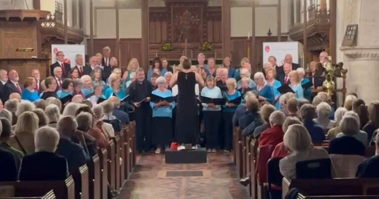 The three choirs perform under the musical direction of Amy Evans