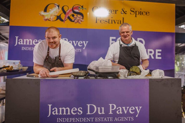 The James Du Pavey Food Theatre will be free of charge to attend and located under the 19th century stone portico Buttercross on Cheshire Street