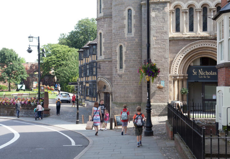 Castle Street in Shrewsbury