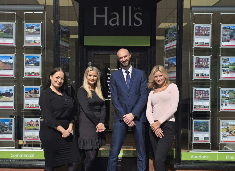 Halls’ new Telford office team