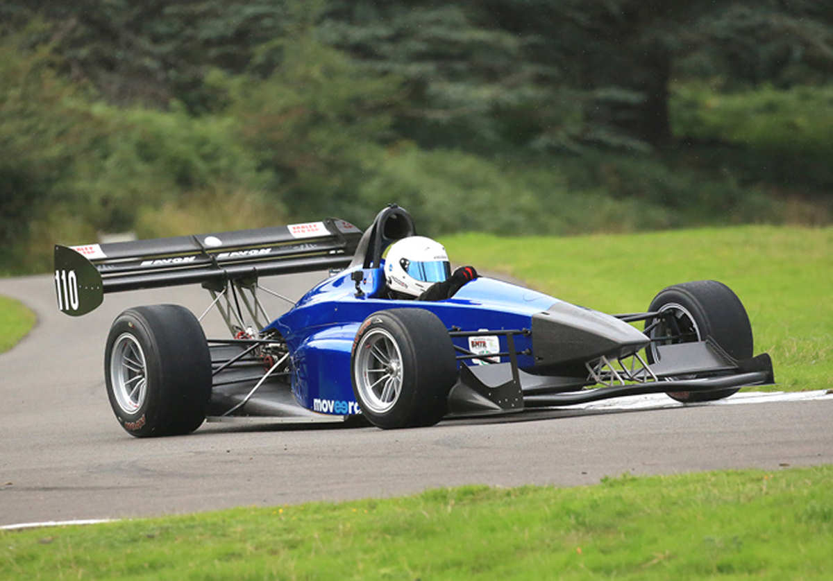 Double champion Jonathen Varley in action at Loton Park