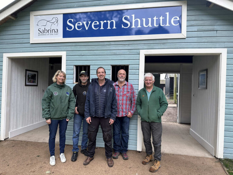 The work to build the pontoon has been completed by the team at Shrewsbury Men’s Shed, based on the showground
