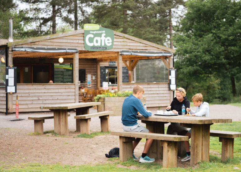 The Cafe at Haughmond Hill. Photo: Forestry England / Crown Copyright