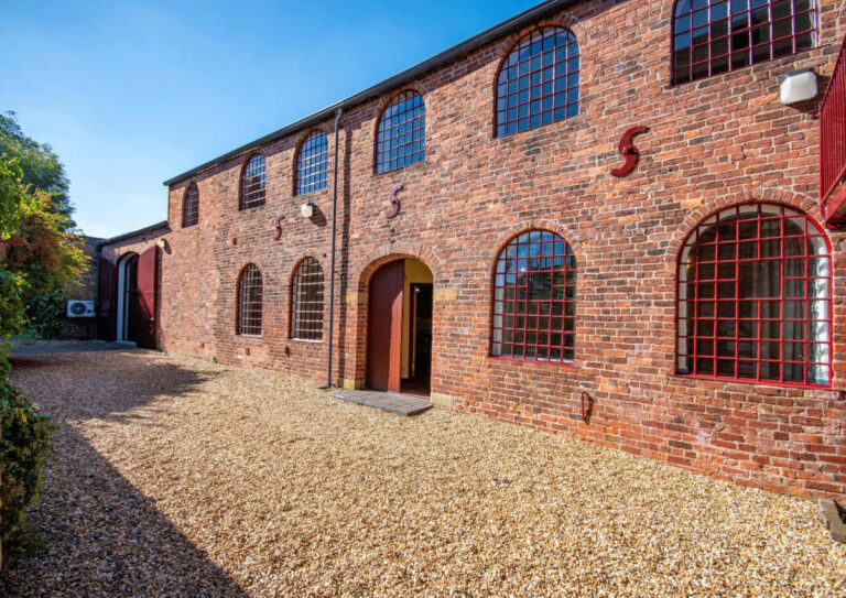 An outside view of The Old Smithy