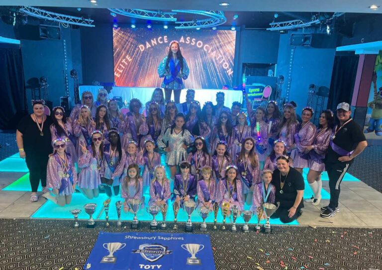 Shrewsbury Sapphires Dance Troupe Dazzle at Elite Dance Championships
