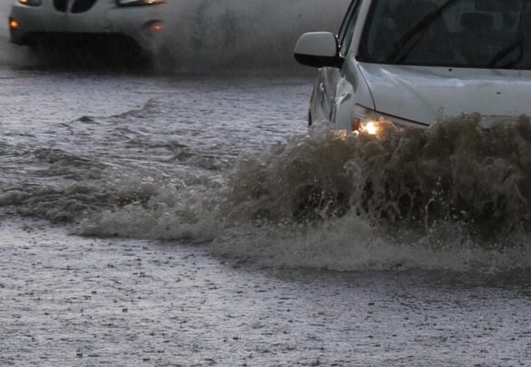 Many roads flooded following heavy rain