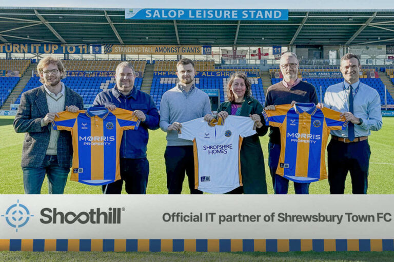 Shoothill has become the official IT service provider to Shrewsbury Town Football Club