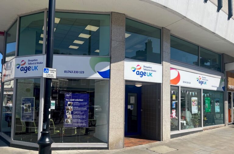 The offices of Age UK Shropshire Telford & Wrekin
