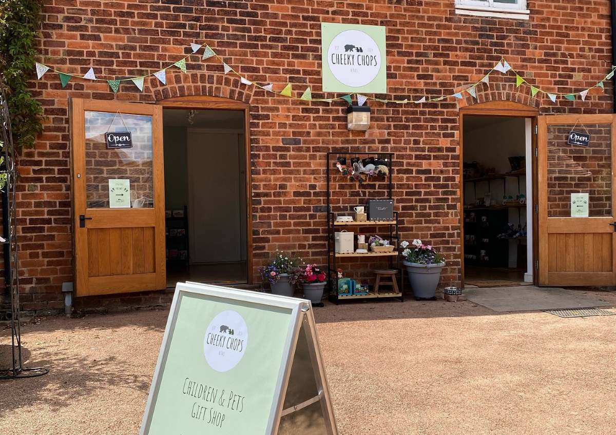 Cheeky Chops is situated in the courtyard of Apley Farm Shop
