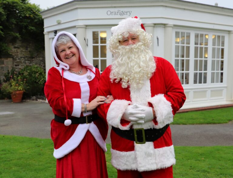 Santa and Mrs Christmas at The Orangery Restaurant