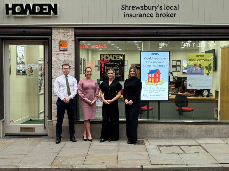 Ethan Jones (passed his apprenticeship), Ellie Cole (Branch Manager), Maddie Armstrong (New Apprentice), Hannah Spencer (passed her apprenticeship and has started the next one)