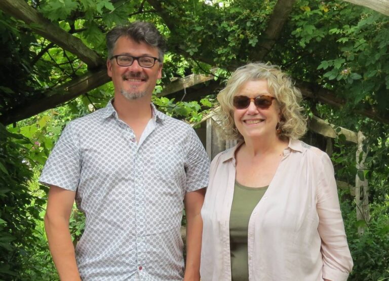 Mark and June Campbell who took over from him as Chair of Just Credit Union
