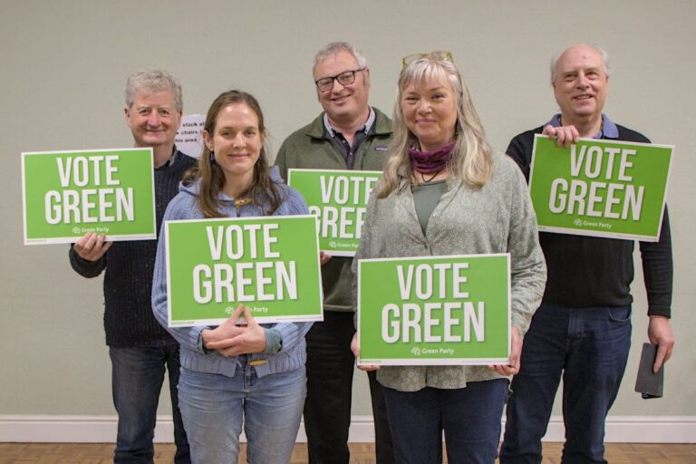 Cllr Julian Dean, Sarah Clayton, Cllr Chris Lemon, Cllr Julia Evans, Chris Davenport