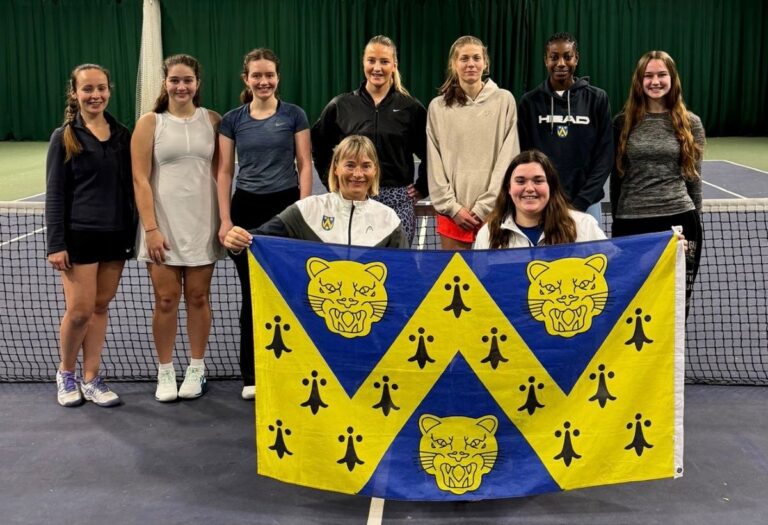 Shropshire's women's team at the Tipton Sports Academy