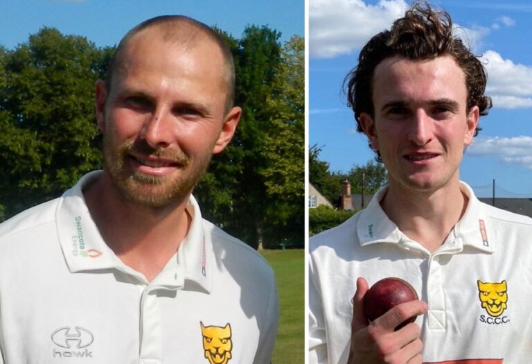 Tom Fell and Charlie Home topped the Shropshire CCC averages in the NCCA Championship for the 2024 season