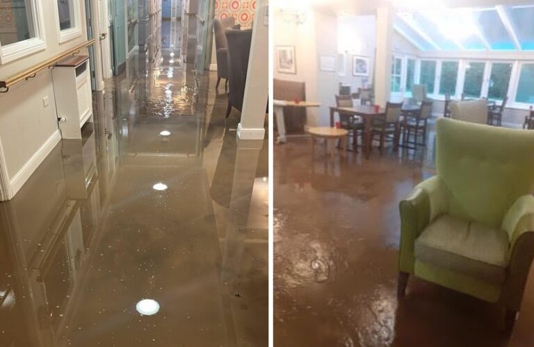 Flooding at Stretton Hall Nursing Home