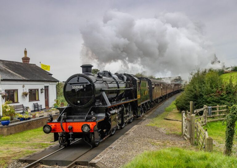 Recently overhauled locomotive No 13268 is shortlisted for the HRA's Steam Locomotive award. Photo: Kevin Whitehurst