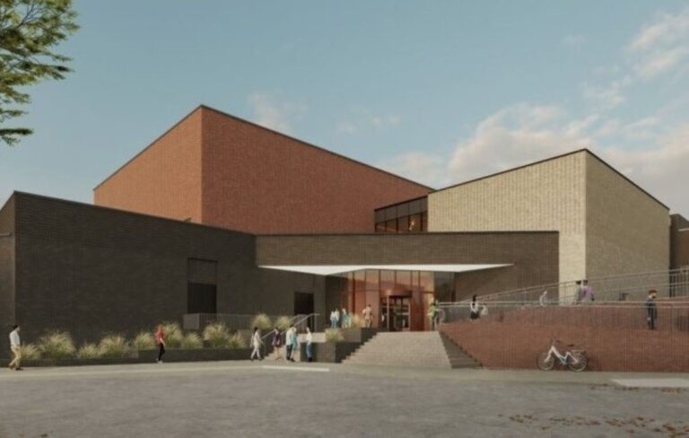 An artist’s impression of the new Telford Theatre frontage. Photo: Telford & Wrekin Council