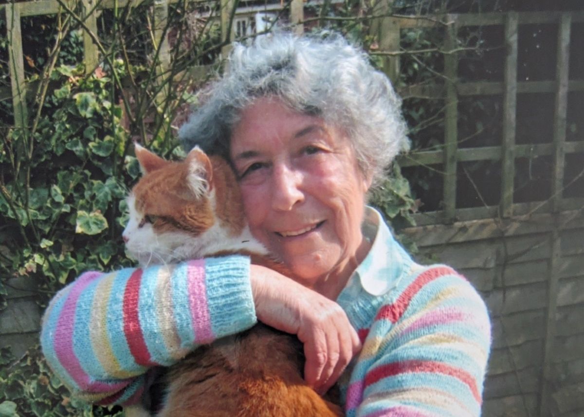 Pictured, Valerie who used her mainden name of Braunston to write