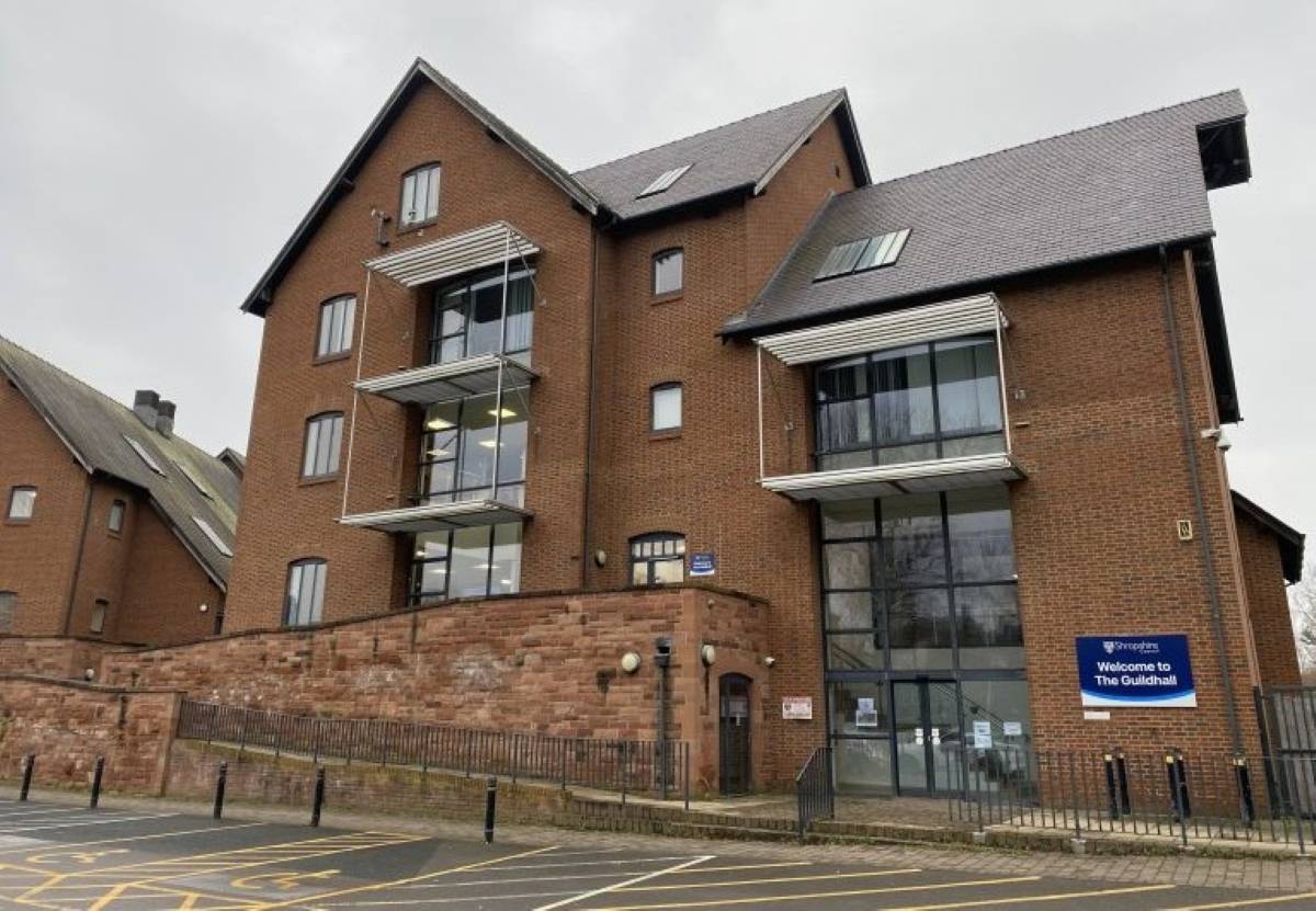 The Guildhall in Frankwell, Shrewsbury. Photo: Shropshire Council