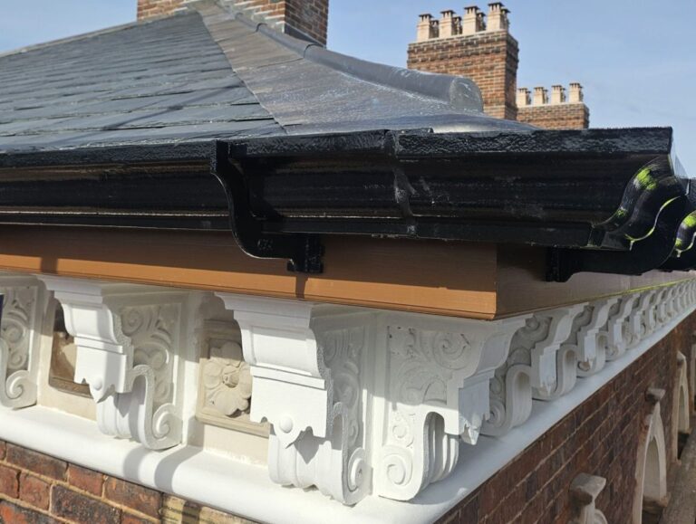 A section of the restored Cambrian Railway Building. Photo: Shropshire Council