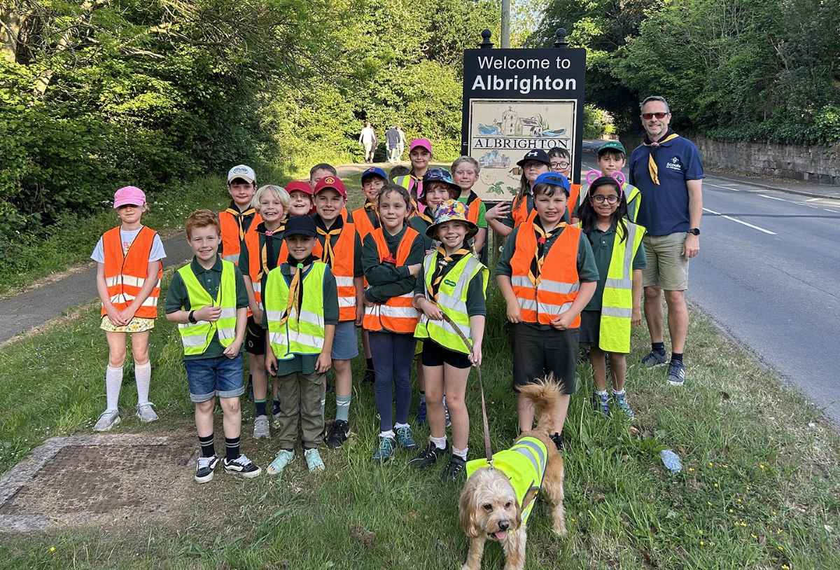 1st Albrighton Scouts get ready for the ‘Big Plant Out’