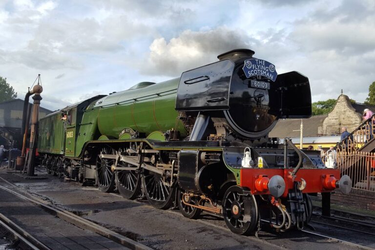 60103 'Flying Scotsman' will reopen the SVR's full line to Bridgnorth on 25 July. Pictured here on Bridgnorth MPD on 23 September 2016. Photo: Julian Walker
